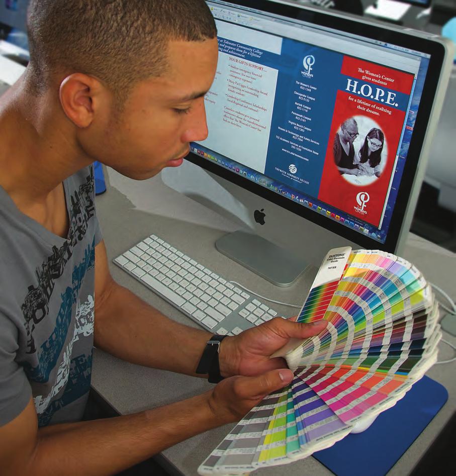 GRAPHIC DESIGN The Associate of Applied Science degree in Graphic Design teaches students how to design for print and the web.
