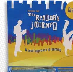 The Reader s Journey Sampaks & Collateral The Reader s Journey Sampak Includes: Teacher Organizer Binder Student Edition Six Novels One Discoveries Reader Transparency Pack ExamView Test Bank