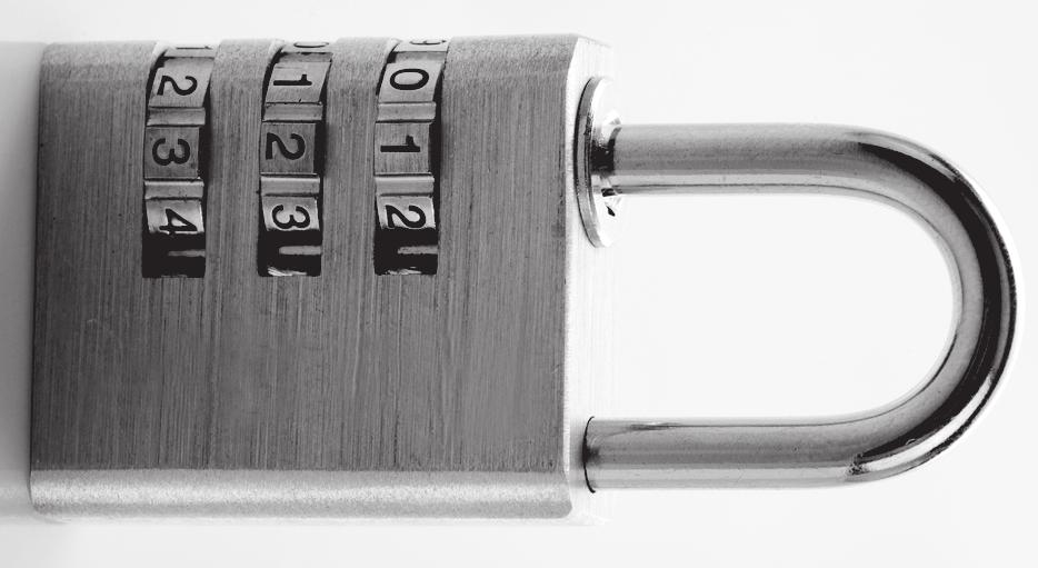 1 ACTIVITY: Comparing Combination Locks Work with a partner. You are buying a combination lock. You have three choices. a. This lock has 3 wheels.