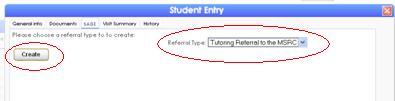 Making a SAGE referral Jjctutortrac.jjay.cuny.edu Once you have reached the student s record, click on the SAGE tab.