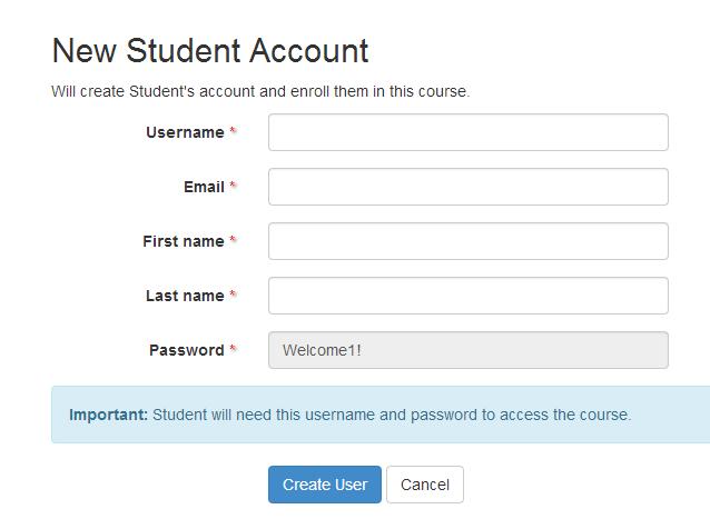 Create a Class Classes are a way to organize student records within a course. At least one class must be created for a course. Click on the desired course on the Trainer Dashboard.