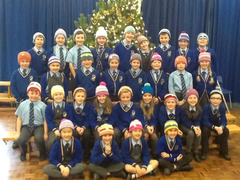 make the Ellie Hats. All the money that has been sent into school will be forwarded to MacMillan.