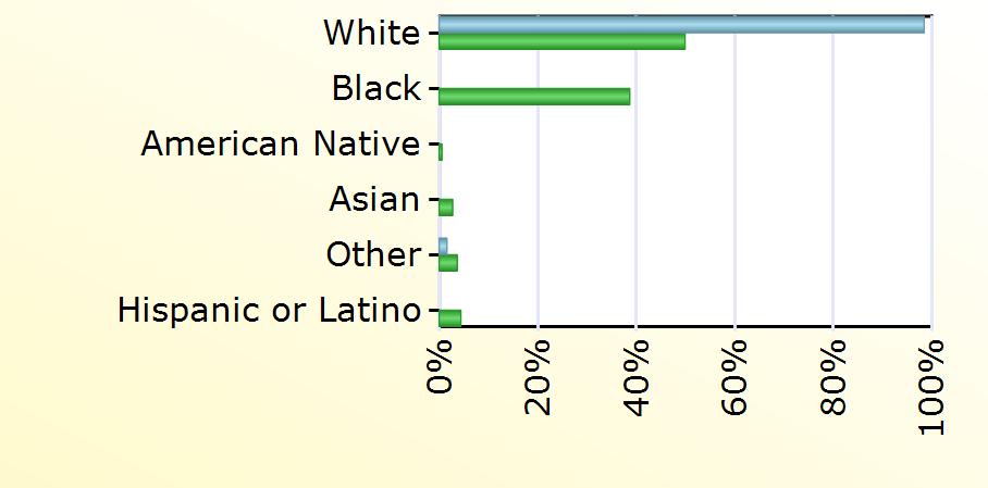 Virginia White 62 13,104 Black 10,156 American Native 150 Asian 720 Other 1 963 Hispanic or Latino 1,163 Age Buchanan