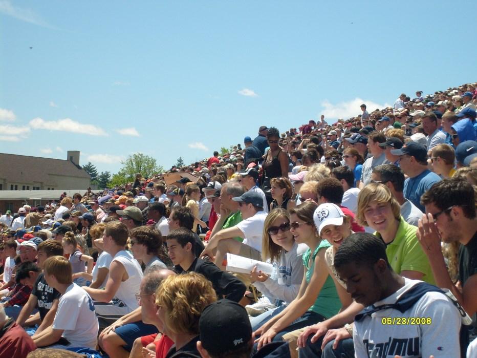 This creates and builds brand awareness among the many fans (general public, parents, and University community including students) attending Shippensburg University athletic events.
