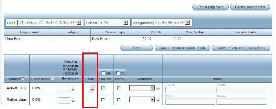 Click Save Changes. The system recalculates the standards score.