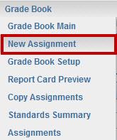 Grade Book Elementary User Guide Chapter Three CREATING ASSIGNMENTS Assignments are any assessment items on which students are graded in the class, such as homework, tests, quizzes, projects, etc.