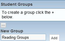 For example, you may have high, medium, and low reading groups in your class and creating student groups for these will allow you to view, edit, or enter scores for each group separately.