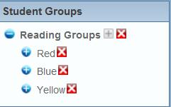 Click on the plus sign in front of the subgroup to begin assigning students to the subgroup.