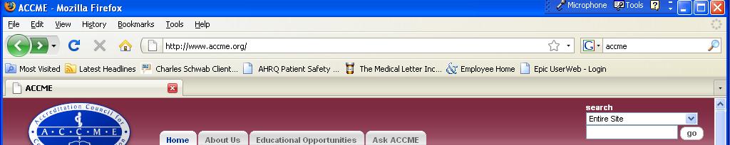UF CME accredited by ACCME AMA Category 1