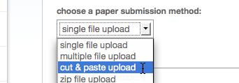 Chapter 1: Getting Started Section: Cut and Paste Submissions Submitting by Cut and Paste 1.