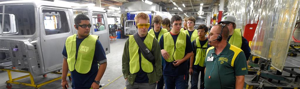 STUDENTS Attracting students to manufacturing careers must start with early exposure to opportunities in the field to show the types and range of career opportunities possible.