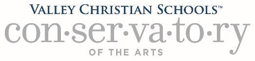 Return to Bible Overview ARTS OUTREACH CONSERVATORY OF THE ARTS Course Number 0353 COURSE DESCRIPTION Grade Level 11, 12 This is a year-long course intended to establish a Conservatory majors and