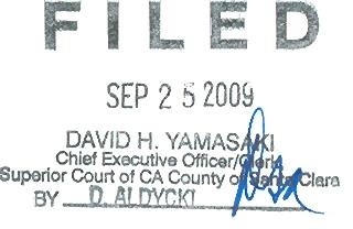 Foreperson 2008-2009 Santa Clara County Civil Grand Jury 191 North First Street San Jose, CA