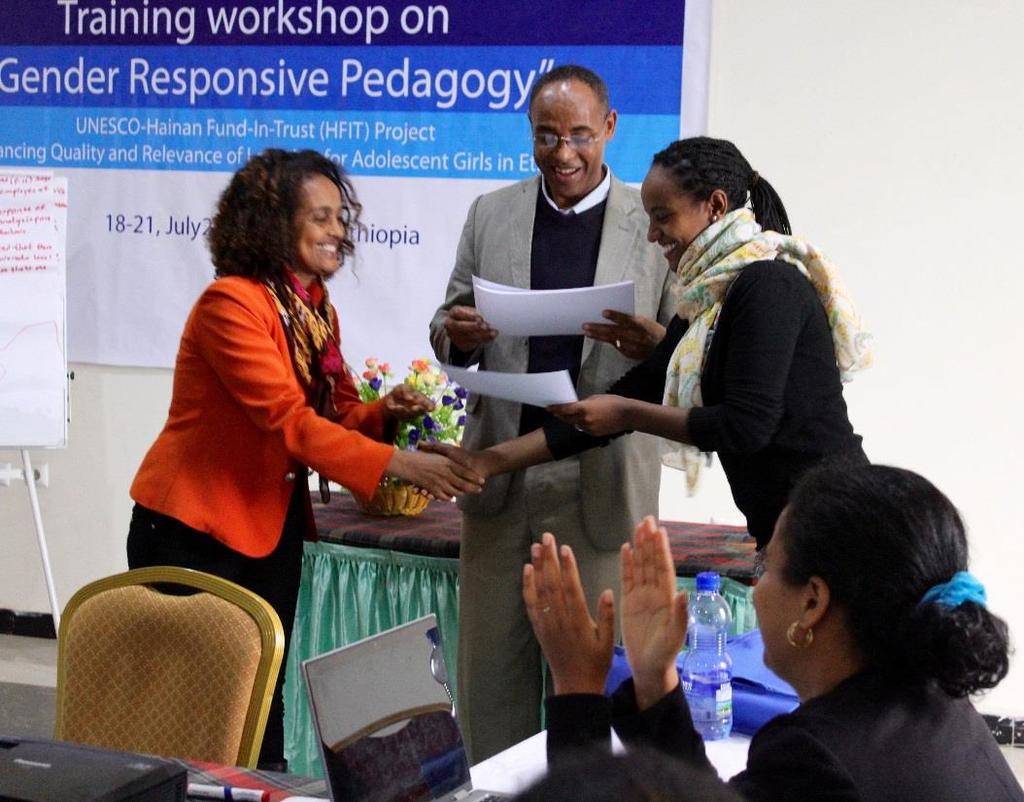 SUMMARY The training on gender responsive pedagogy for teacher educators was the first training in such organized form.