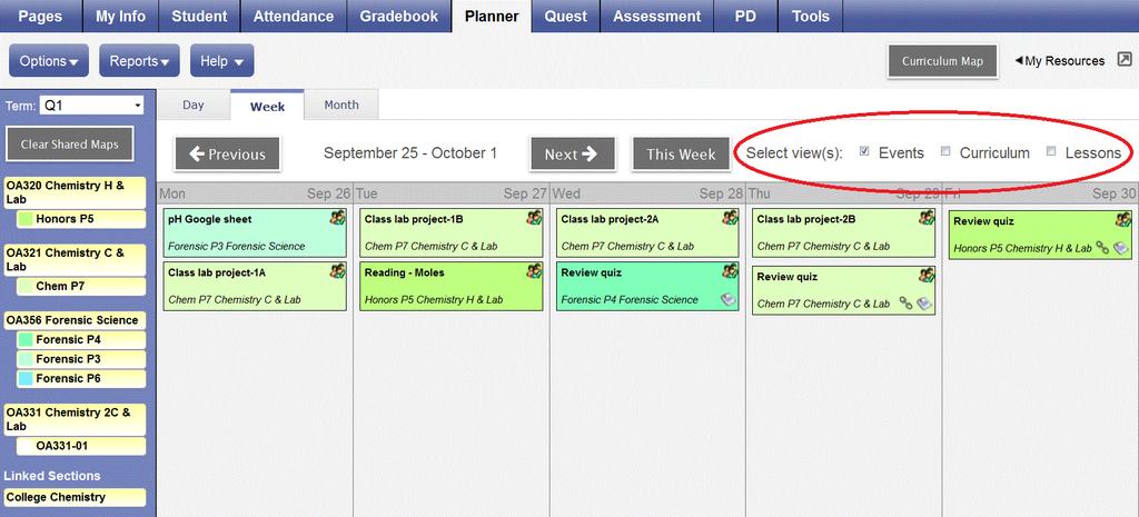 If the lesson plan already includes resources, such as presentation files or handouts, click the file or link to open it.