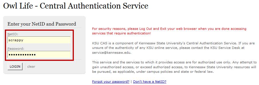 Logging in to Improve KSU To log in to Improve KSU: 1. Navigate to improve.kennesaw.