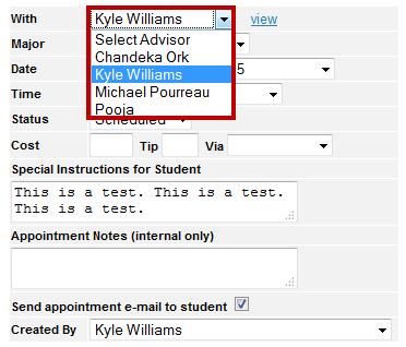 If your student is not currently in the contact list, you may enter the student s