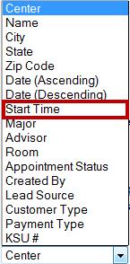 7. Select the student you wish to filter your report by in the Student dropdown (see Figure 80). Figure 80 - Student Dropdown 8.