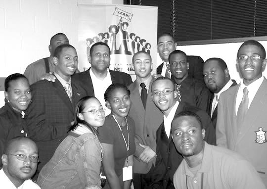 Ward University Center Veterans Affairs Selective Service Registration Student Health and Counseling Services Student Leadership and Development 10 Tavis Smiley (back row wearing white shirt/black