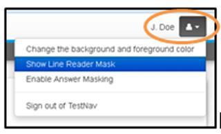 Have students practice using the Line Reader Mask accessibility feature with this item.