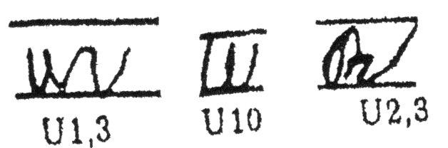 Upper Case Illegible Examples continued Letter (L) is illegible when: 1. It is not easily and quickly recognised out of context and at first glance 2.