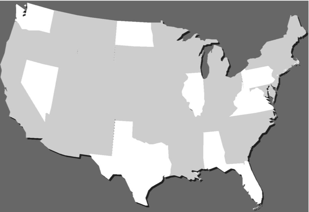 Figure 3: Dark States indicate those where administrators at the State Education Agency are members of the NIUSI-LeadScape listserv.