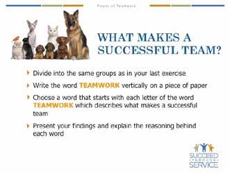 MODULE 4 The Power of Teamwork SEGMENT 5: What Makes a Successful Team?