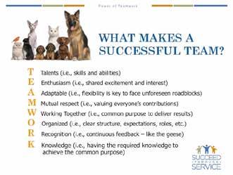 Ask each team to choose a word that starts with each letter of the word TEAMWORK. Please note that the words should describe what makes a successful team.