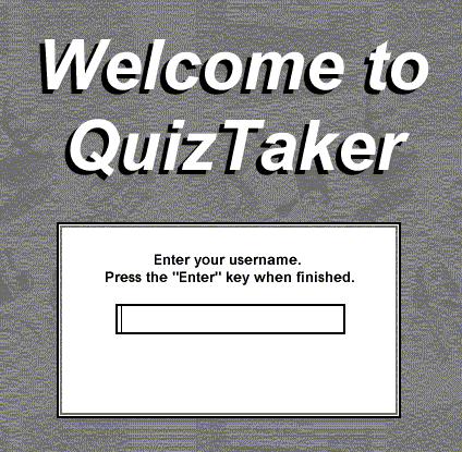 org/quiztaker Install the programs needed to run the application by clicking the 5