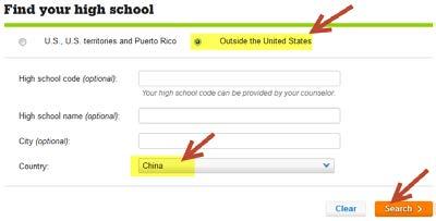 School Your 2016 AP Number To enter your address, first click the Outside the U.S. checkbox. marystudent@sample-email.