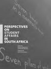 114 Latest publications by African Minds The goal of the book Perspectives on Student Affairs in South Africa is to generate interest in student affairs in South Africa.