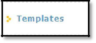 To create a new template: Click on Templates under the Planner tab Click on Search Click on the dropdown arrow and