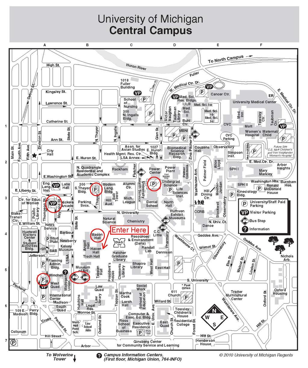Campus Map for JLPT: Contact: Please direct all questions and inquiries to: American