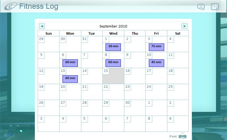 Fitness Log The Fitness Log is designed to work hand-in-hand with e2020 Physical Education courses.