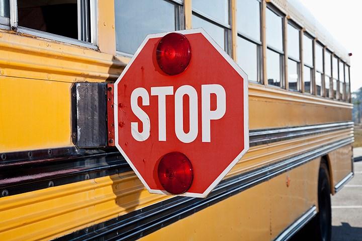 Flashing Red Lights on School Buses Mean STOP Illinois Law states: You must stop before meeting or