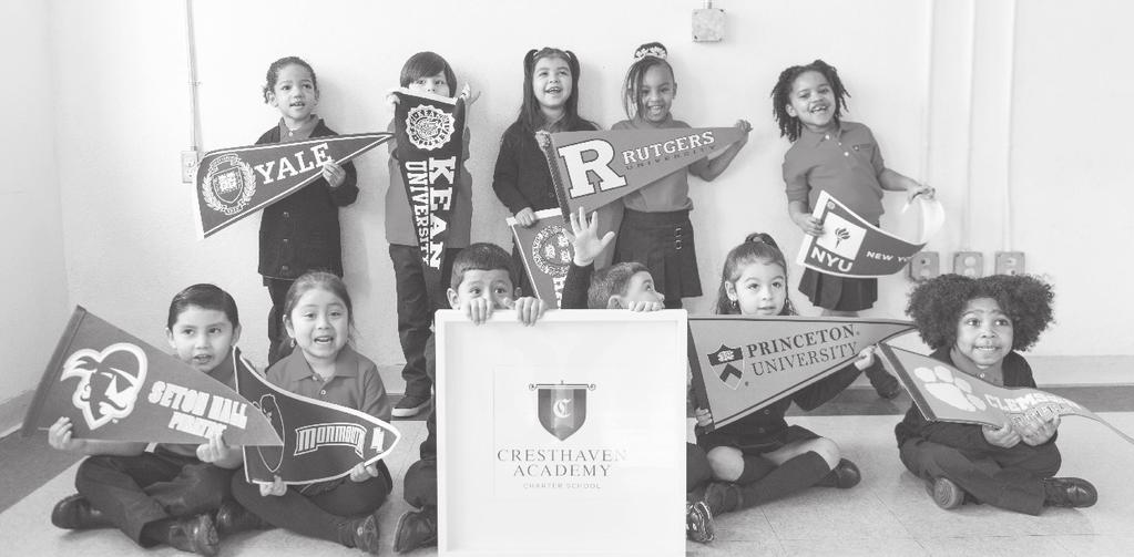 ACCESS & EQUITY The Future is Bright at CRESTHAVEN ACADEMY CHARTER SCHOOL Location: PLAINFIELD Year Opened: 2016 Grade Levels: K-1 (Growing to 3rd grade by 2019-20) Number of Students: 156 (300 by