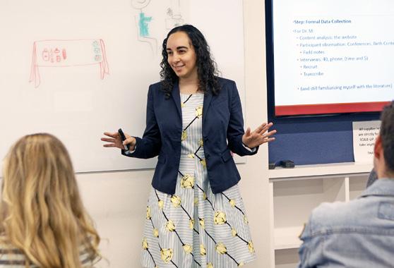Adelle Monteblanco was awarded the Outstanding Graduate Teacher Award for her exemplary performance in the mentoring and teaching of undergraduate students in the Department of Sociology at the