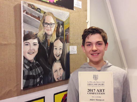 SUCCESS AT THE WILLOUGHBY MEMORIAL TRUST ART COMPETITION Report by Adam Thompson (Year 9) On Friday 24 November, Phoebe Leadbeater (Year 12) and I attended an awards