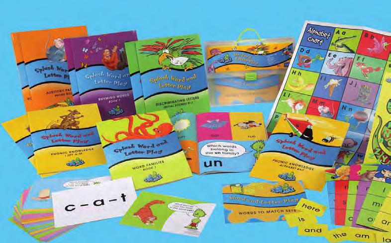 Splash Word and Letter Play Kit Purpose: Phonics and Phonemic Awareness Practice Classroom Connection: Big Books for Whole Group/Small