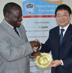 Mount Kenya University is the official knowledge partner of an upcoming East African "Chama" competition administered by Rafiki Bank.