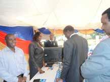 Registrar-Marketing at the MKU Stand during the Meru National ASK Show.