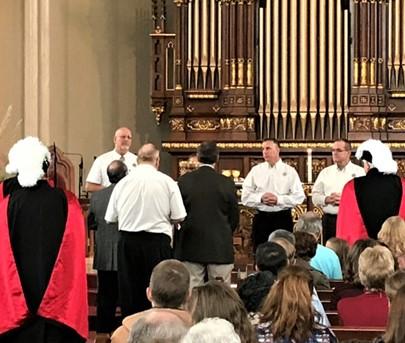 The Council was joined at this Mass by the St Joseph 4th Degree General Assembly 569 Honor Guard who added much dignity to the