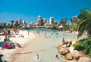 It has easy access to the beaches of the Gold Coast and the Sunshine Coast and to the beautiful