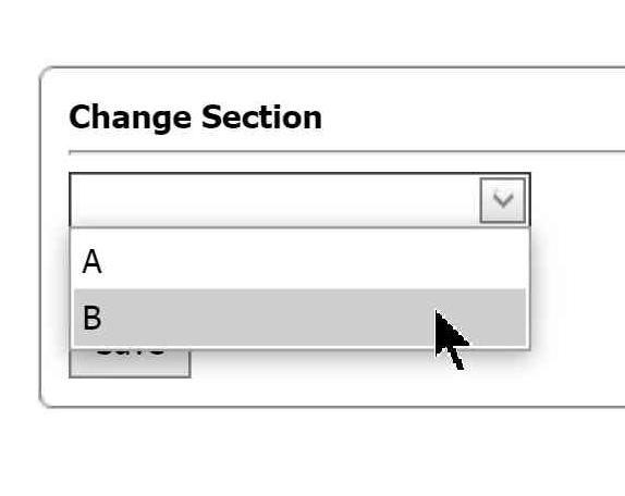 Here you can make edits to your name and student ID number if you entered them incorrectly the