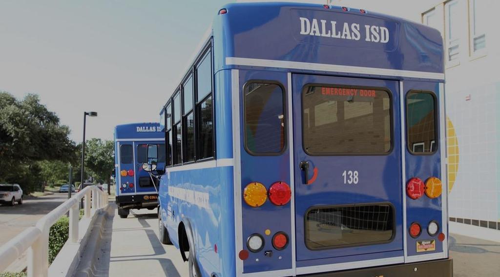 selected Dallas ISD schools Multi-modal