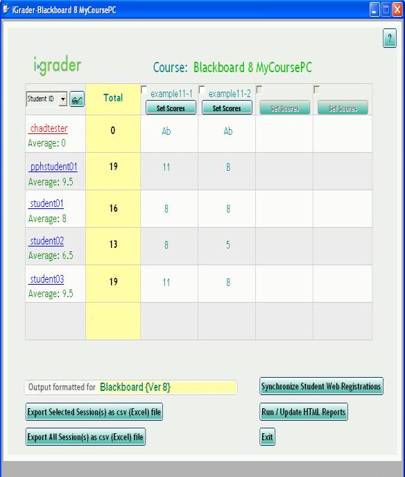 Step 5: Upload Your i>clicker Polling Data After you ve polled your students in class, your polling data will appear in i>grader, the i>clicker gradebook application.