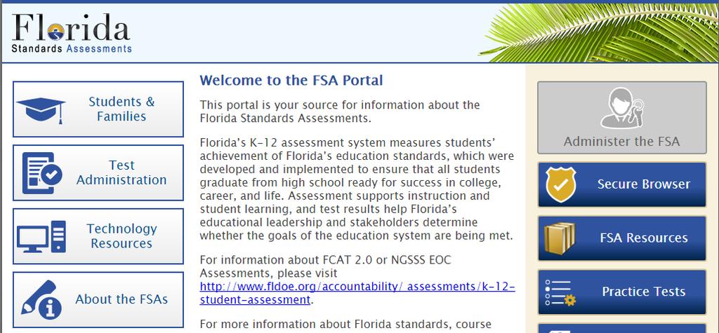 FSA Portal FSA Portal: www.fsassessments.