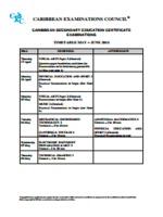 CSEC Chemistry Council CSEC Chemistry Council Sep 24, 2012 - Revised 1991, 1996, 2002, 2013. Please check the website CXC CSEC Chemistry syllabus focuses on the following skills. 1. Planning and.