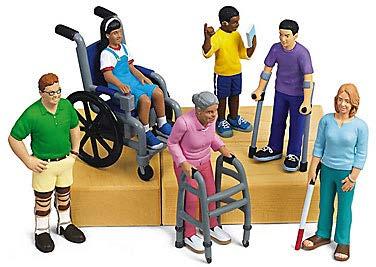 Activity G: Disability Friends Dramatic Play Plastic People- Disability Individuals & Family Figures (order from LakeshoreLearning.