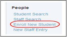 When enrolling new students in your school prior to the start of the new school year, you MUST enter an Enrollment Date equal to the first day of the new school year.